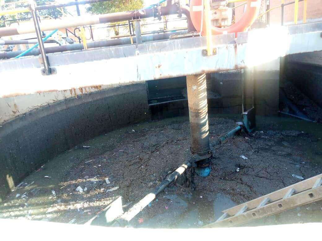 Septic tank sludge