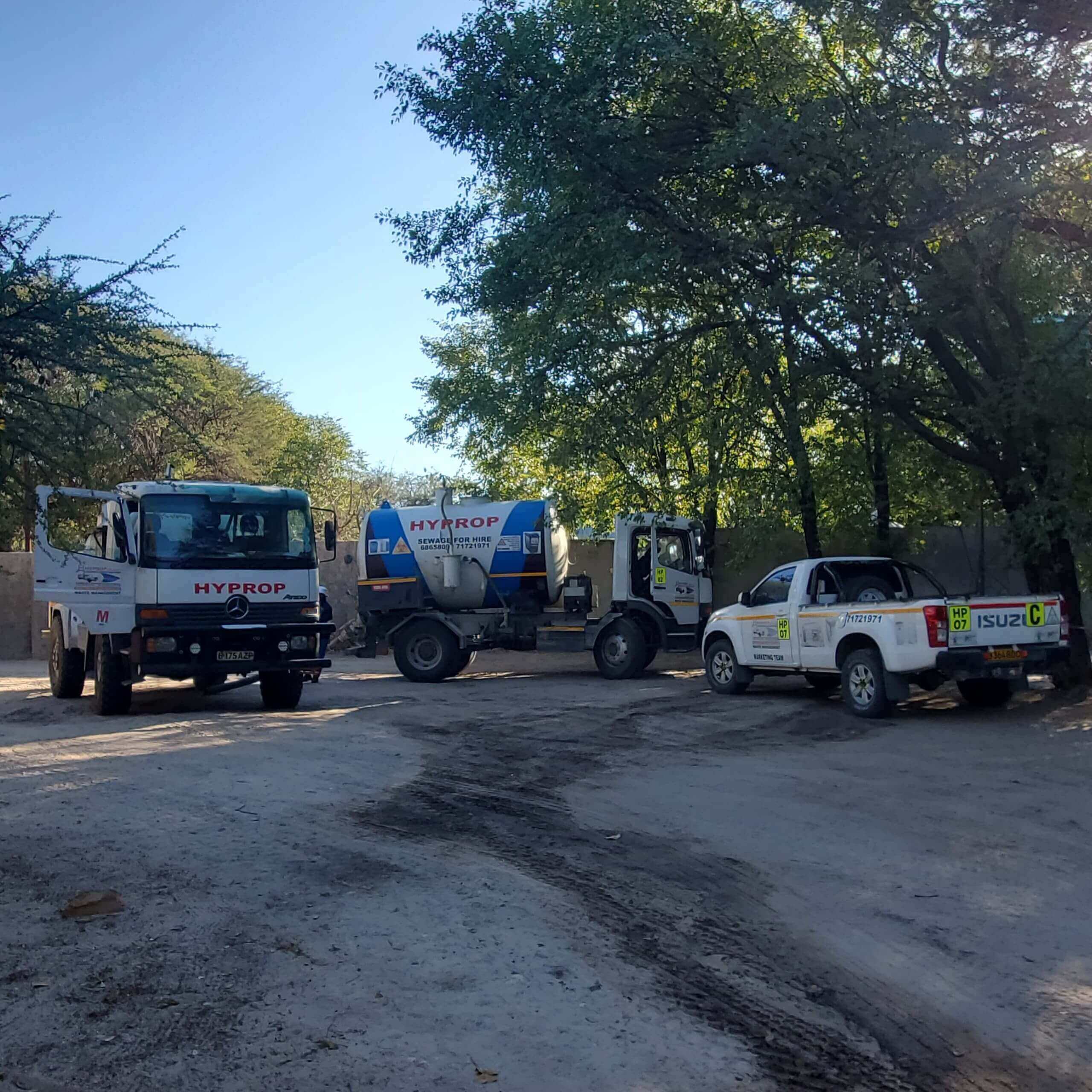 Hyprop vacuum tanker working